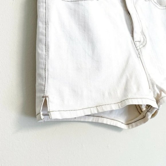 White Urban Outfitters BDG Spade High-Rise Pin-Up Shorts - Picture 3 of 15